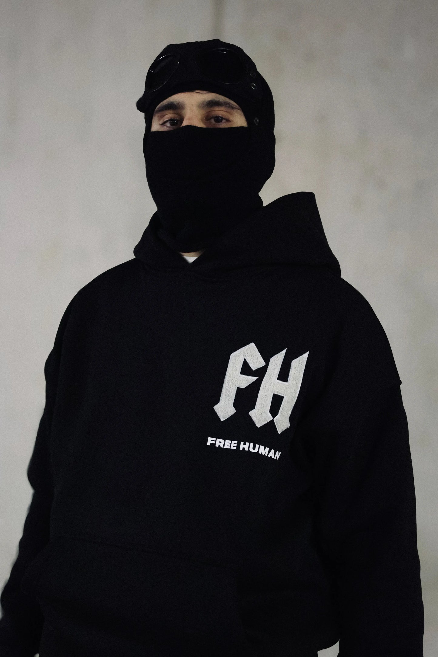 Free Human logo hoodie